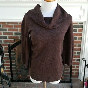 $5 item! Brown Cowl Neck Sweater Preloved